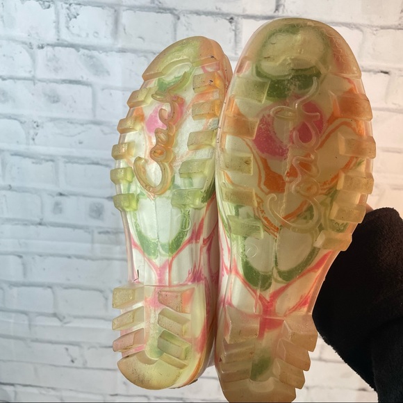 Coach C LOGO Colorful Luxury Tall Rain Boots Size 7 - Picture 6 of 6